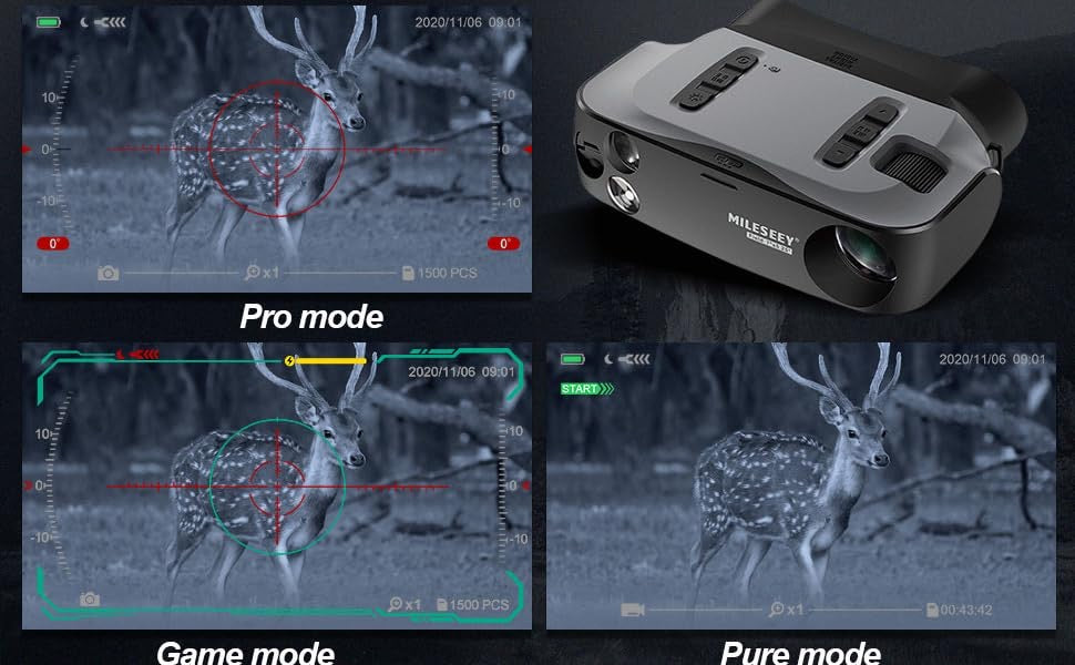 Monoculaire vision nocturne IR 8x – Camera Faune - Caméra Faune