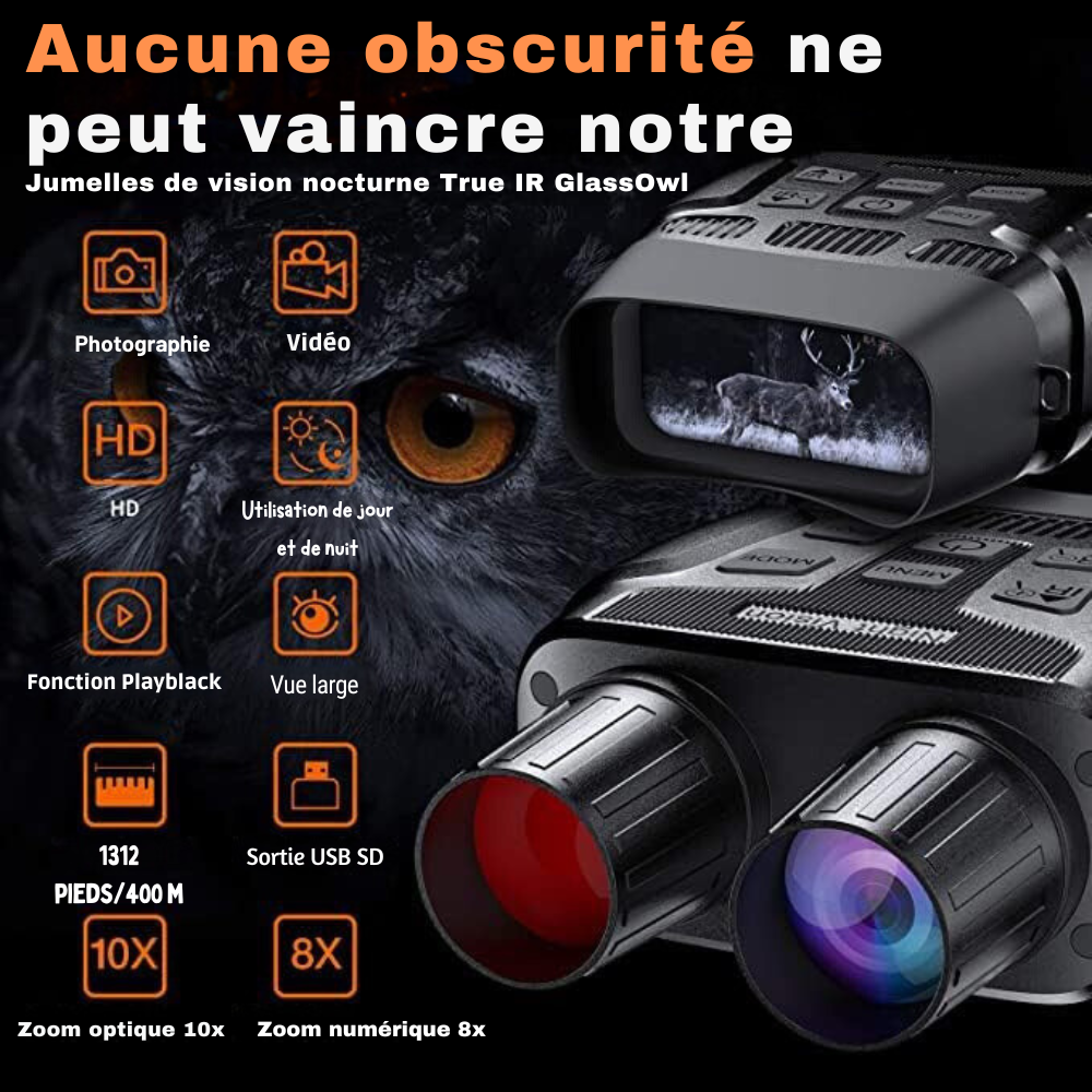 Jumelles vision nocturne infrarouge – Camera Faune - Caméra Faune