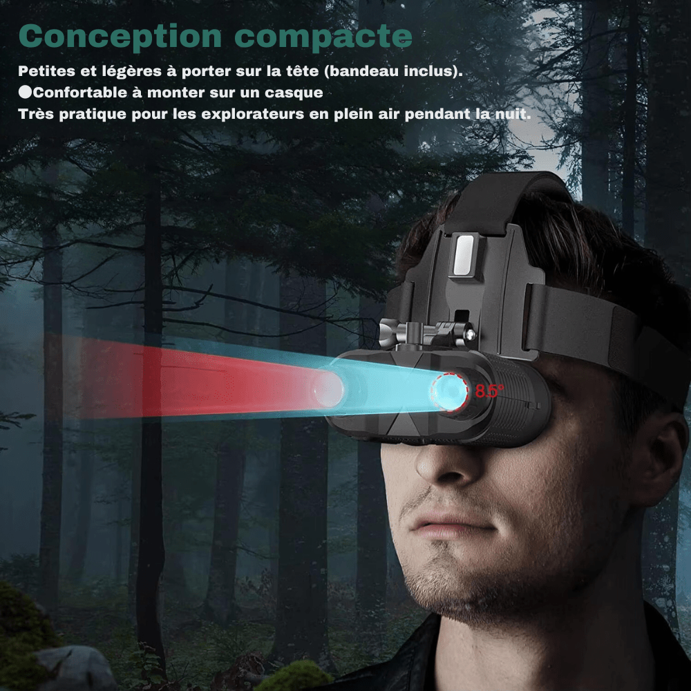 Casque de vision nocturne 4K 8x – TerraCam NightBin NV400 - Caméra Faune