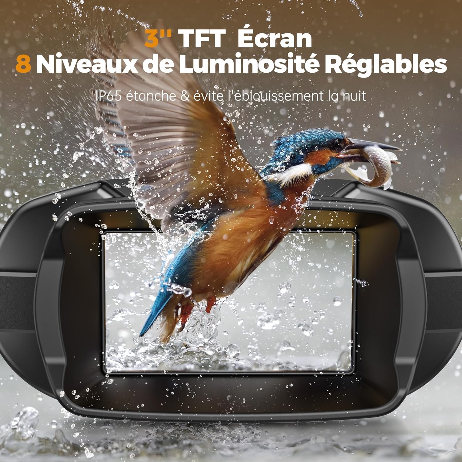 Jumelles de vision nocturne 4K – Caméra Faune NightBin Zoom 8X - Caméra Faune