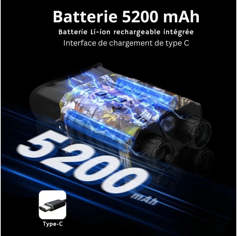 Jumelles de vision nocturne HD 500 m – TerraCam NightBin - Caméra Faune