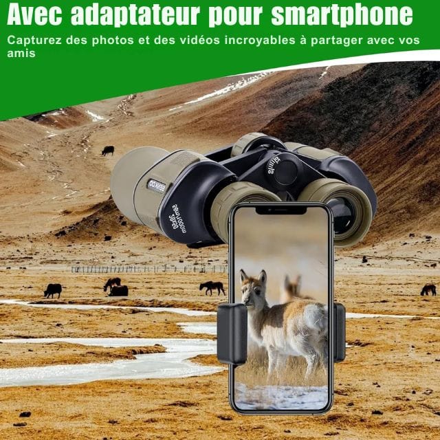 Jumelles observation HD 20x50 – Camera Faune - Caméra Faune