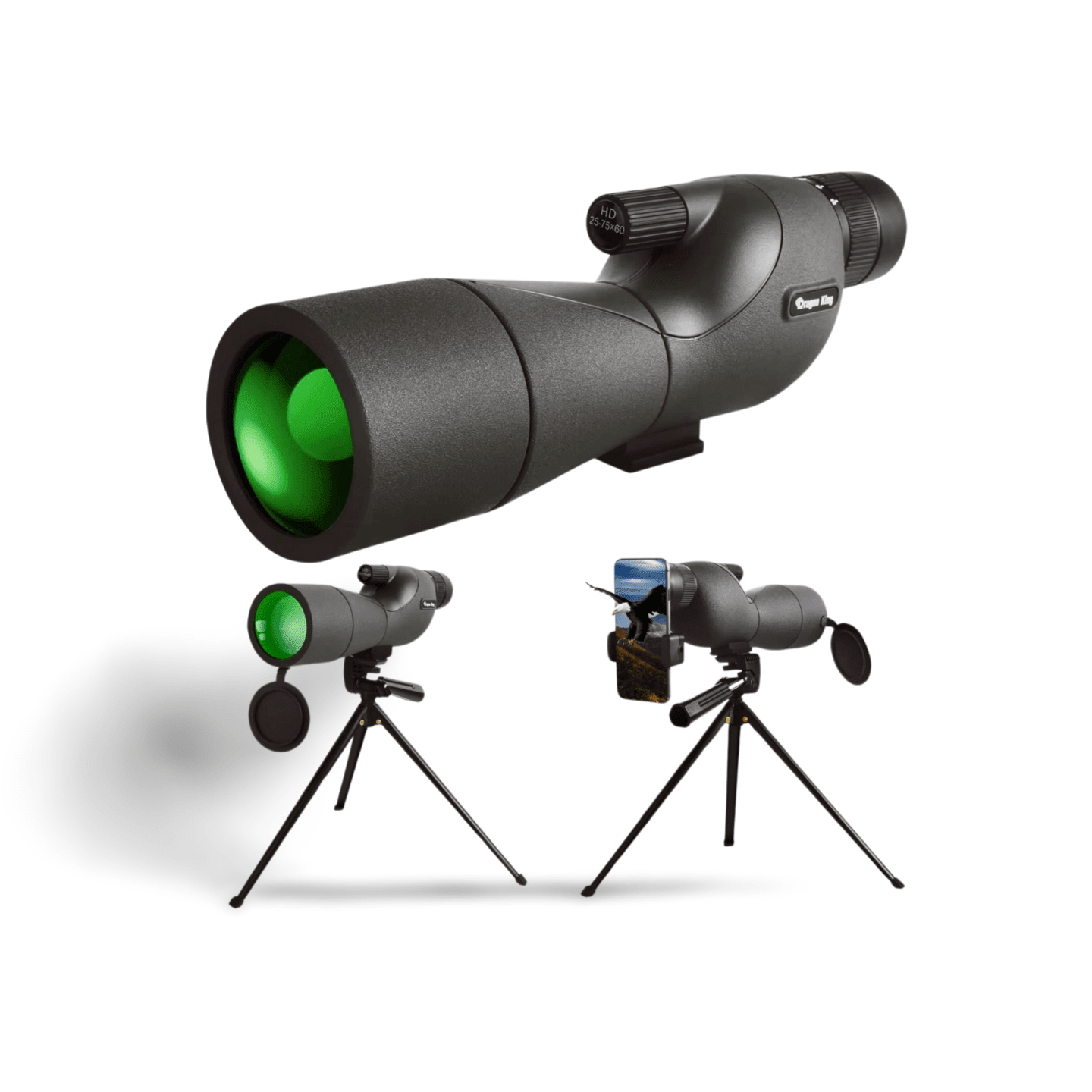 Longue - vue d’observation 25–75x60 HD – Caméra Faune Scope - Caméra Faune