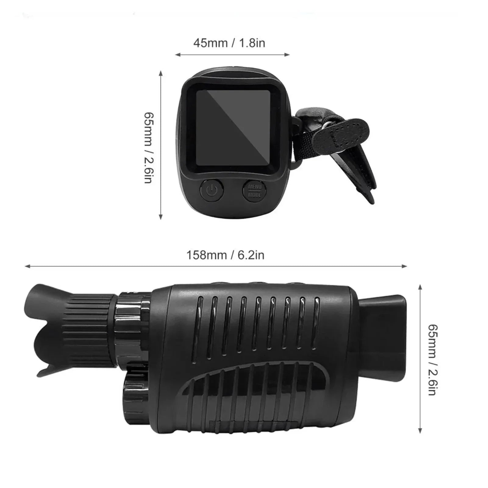Monoculaire de vision nocturne HD 5x – TerraCam NightMono - Caméra Faune